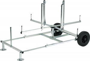 Verlegehaspel 4-Arm, fahrbar, f&uuml;r Rohrma&szlig;e:Max H=650xd/i680-a 1300mm,max 100K...