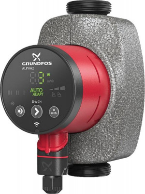 Umw&auml;lzpumpe Grundfos Alpha 2 25-80N,DN25(1), PN10, 230V, Baul&auml;nge 180mm