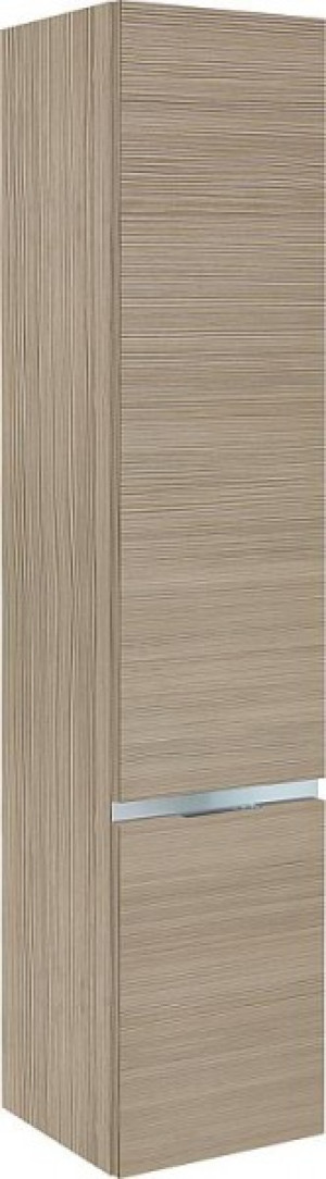 Hochschrank Serie MBH 2 T&uuml;ren L&auml;rche hellbraun Anschlag rechts 350x1655x370mm