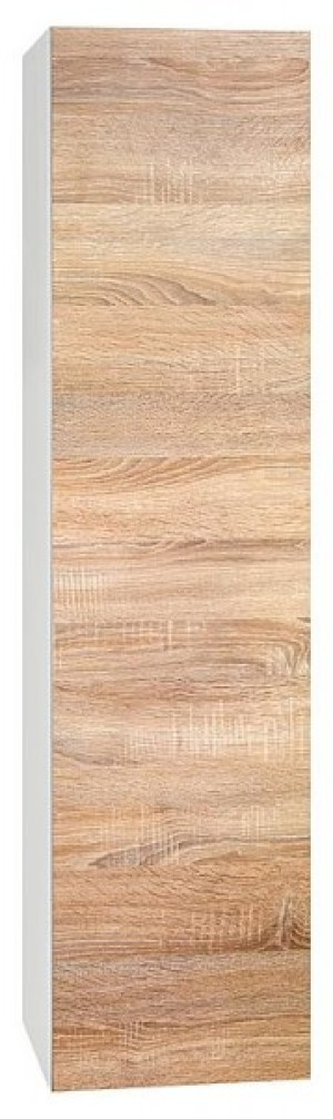 Hochschrank ELA mit Softclose Korpus wei&szlig; smt - Front Eiche s&auml;gerau 400x1600x...
