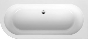 Badewanne Edena Corner 1780x580x780mm,Typ B, rundung links inkl. Klick-Klack-...