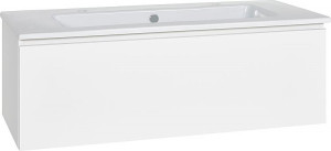 WTU + Keramik-WT Serie ELA Korpus wei&szlig;smt - Front wei&szlig; sgl 1210x420x510mm