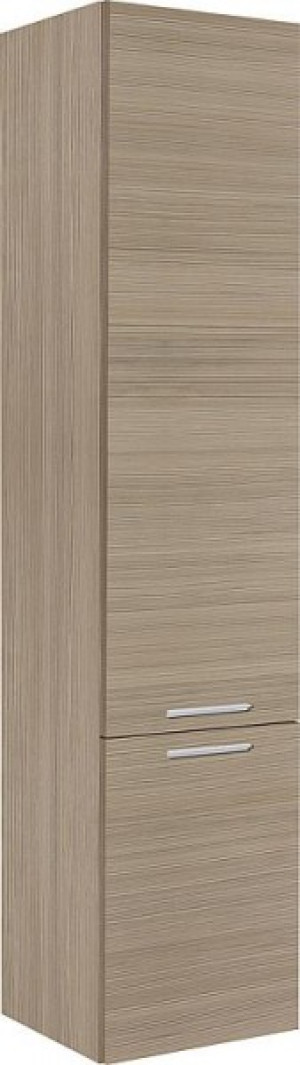 Hochschrank Serie MBK 2 T&uuml;ren L&auml;rche hellbraun Anschlag rechts 350x1625x370mm