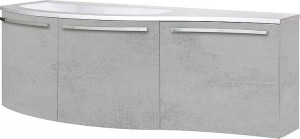 WTU+Mineralguss-WT ENURI Eiche grau Steindekor 3 T&uuml;ren 1455x512x218/510