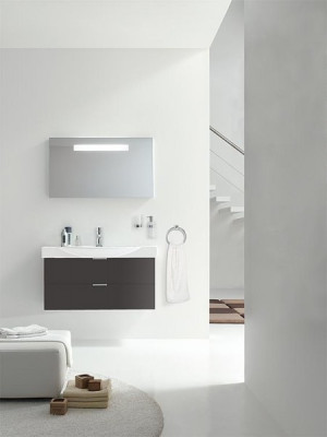 Badm&ouml;bel-Set EBSI Serie MBF anthrazit matt