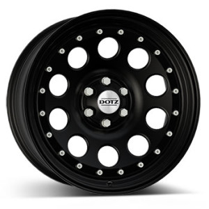 OFFROAD STAHL 5.5x15 ET DOTZ Modular black Felge-ALU-Sommer