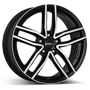 DEZENT 6.5x17 ET44 schwarz poliert TR dark Felge-ALU-Sommer