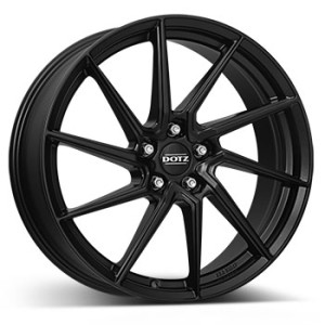 DOTZ 7.5x17 ET45 schwarz matt Spa black Felge-ALU-Sommer