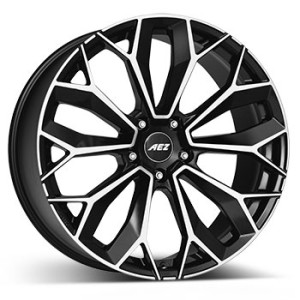 AEZ 9x20 ET35 schwarz poliert Leipzig dark Felge-ALU-Sommer