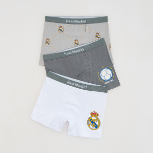 Reserved - Boxerky Real Madrid 3 pack - tmavě šedá - 002HW-90X