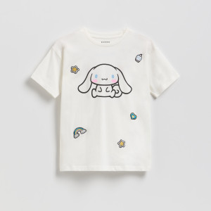 Reserved - Tričko Cinnamoroll - krémová - 043HU-01X