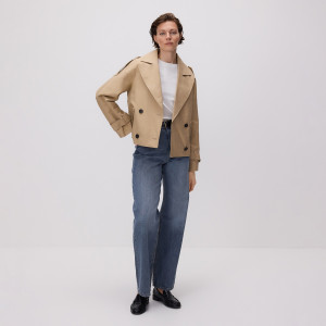 Reserved - Džíny wide leg - indigo jeans - 125IL-57J