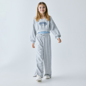 Reserved - Teplákové kalhoty SmileyWorld® - světle šedá - 162HN-09M