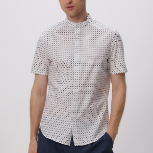 Reserved - Košile slim fit se stojáčkem - bílá - 173DV-00P