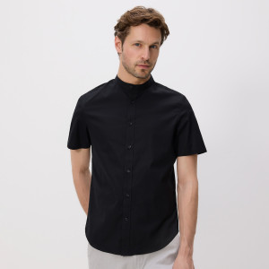 Reserved - Košile slim fit se stojáčkem - černý - 173DV-99X