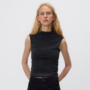 Reserved - Halenka s metalizovanou nití - černý - 262HS-99X