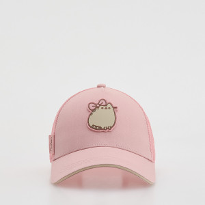 Reserved - Čepice Pusheen - pastelově růžová - 336IL-03X