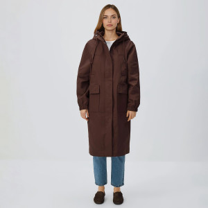 Reserved - Parka s kapucí - hnědá - 496IA-88X