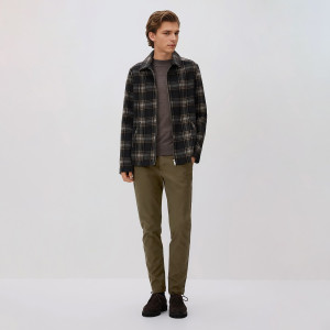 Reserved - Kalhoty chino slim fit - pudrově hnědá - 526GC-98X