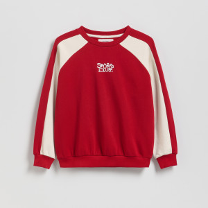 Reserved - Mikina oversized - červená - 582HR-33X