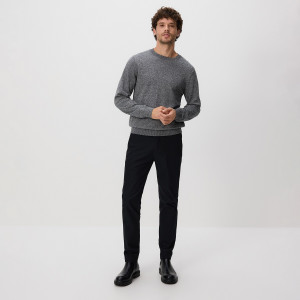 Reserved - Kalhoty chino slim fit - černý - 640DR-99X