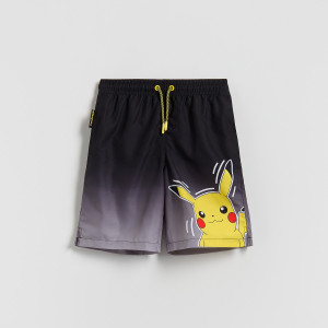 Reserved - Koupací kraťasy Pokémon - černý - 697IH-99X