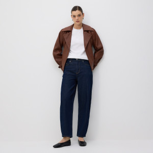 Reserved - Džíny barrel leg - indigo jeans - 750GL-57J