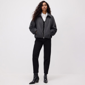 Reserved - LADIES` JEANS TROUSERS - černý - 751FZ-99J
