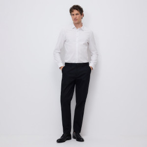 Reserved - Kalhoty chino slim fit - černý - RG997-99X