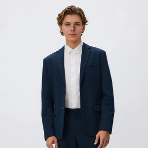Reserved - Blejzr slim fit - tmavomodrá - YW011-59M