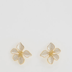 Reserved - EARRINGS - krémszínű - 045ID-01X