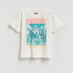 Reserved - Oasis póló - krémszínű - 130HU-01X