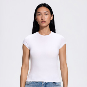 Reserved - Slim fit póló - fehér - 155IV-00X