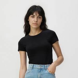 Reserved - Slim fit póló - fekete - 166HT-99X