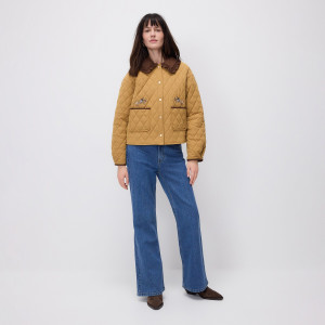 Reserved - Straight farmer hímzett díszítéssel - indigo jeans - 166JX-57J