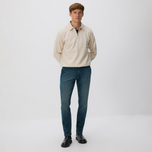 Reserved - Slim koptatott hatású farmer - indigo jeans - 171GT-57J