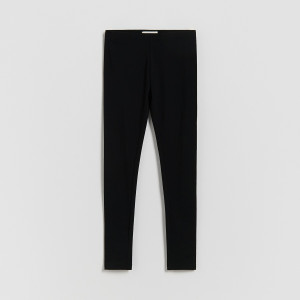 Reserved - Pamutban gazdag leggings - fekete - 172HN-99X
