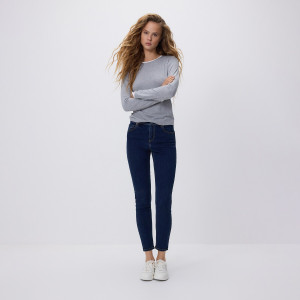 Reserved - Slim push up farmer - tengerészkék - 180DT-59J