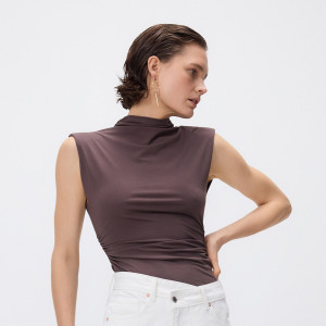 Reserved - Modal top - barna - 286HT-88X