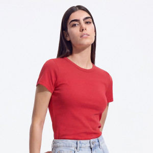 Reserved - Slim fit póló modálkeverékkel - piros - 338JX-33X