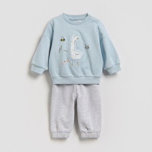 Reserved - Pamutban gazdag szett - világos szürke - 340HV-09M