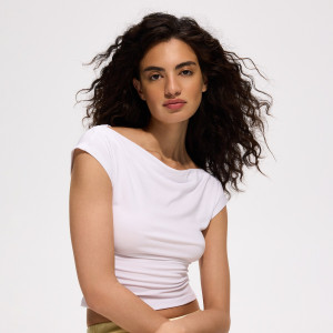 Reserved - Crop top - fehér - 346JX-00X