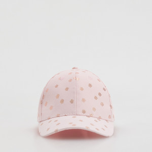 Reserved - Mintás baseball sapka - pasztellpink - 360IL-03X
