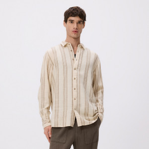 Reserved - Regular fit pamuting - bézs - 361HF-08P