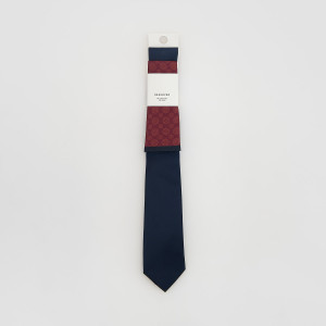 Reserved - Nyakkendő öltönyzsebkendővel - tengerészkék - 373IW-59X