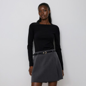 Reserved - Skort övvel - világos szürke - 476HV-09M