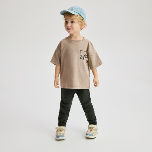 Reserved - Pamutban gazdag leggings - fekete - 477HK-99X