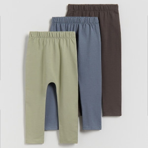 Reserved - Pamut leggings 3 csomag - sötétszürke - 479HK-90X