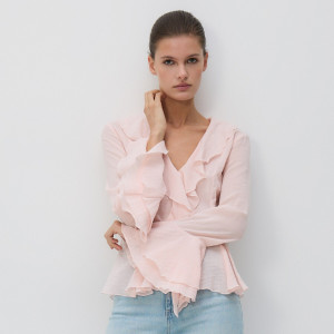 Reserved - Fodros ing - pasztellpink - 483KH-03X