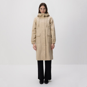 Reserved - Kapucnis parka - bézs - 496IA-08X